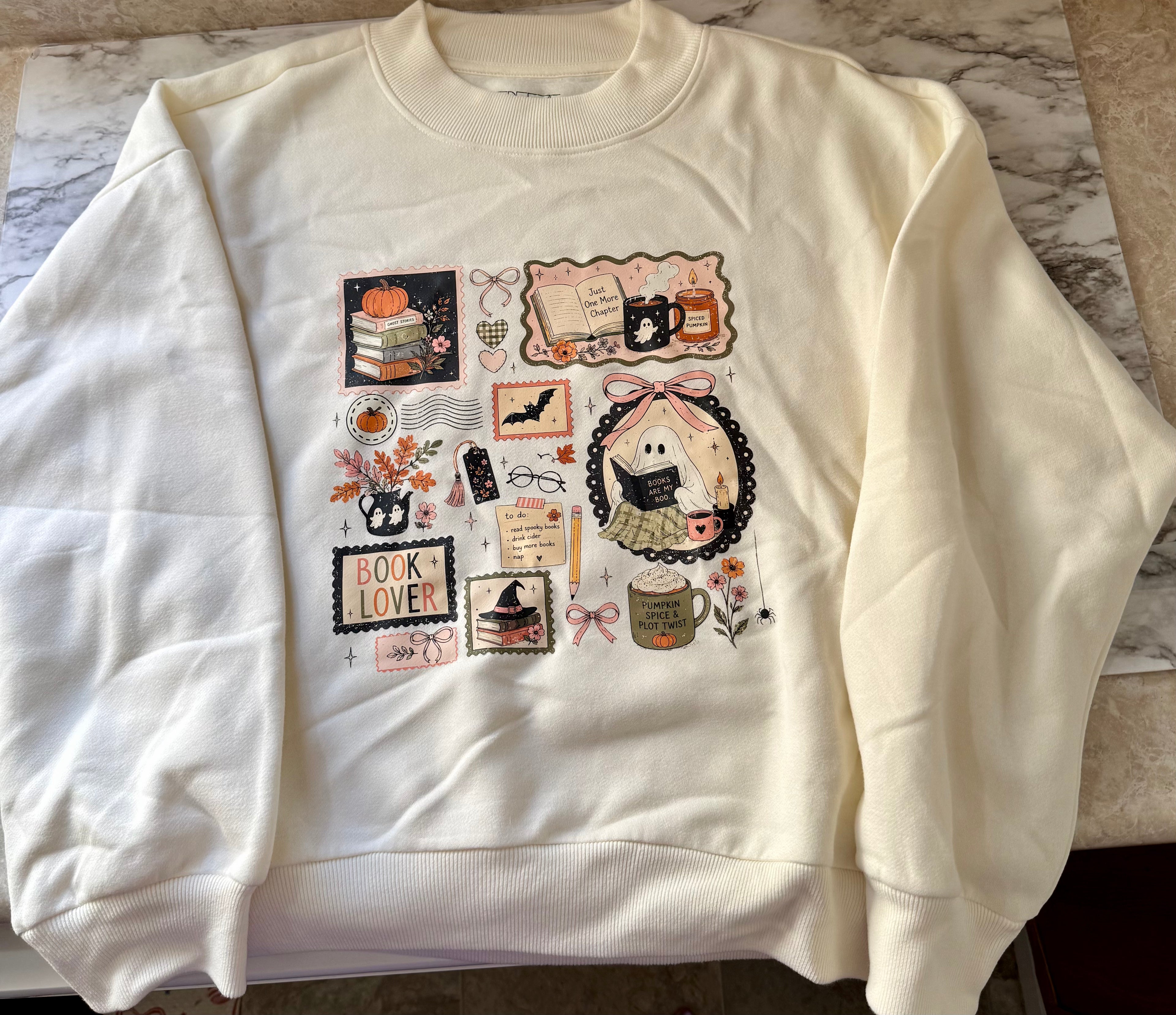 Fall Bookish Mockneck Sweatshirt