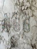 Moon Acrylic Paperclip Bookmark