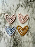 Heart Acrylic Paperclip Bookmark