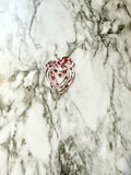 Mini Strawberry Acrylic Paperclip Bookmark