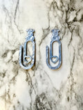 Long Cow Acrylic Paperclip Bookmark
