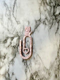 Long Cat Acrylic Paperclip Bookmark